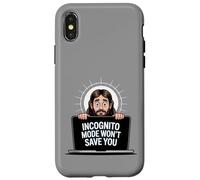 Le mode Incognito ne vous sauvera pas drôle Jésus Christian Merch Coque pour iPhone X/XS