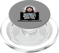 Le mode Incognito ne vous sauvera pas drôle Jésus Christian Merch PopSockets PopGrip pour MagSafe