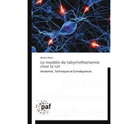 Le modèle de labyrinthectomie chez le rat - Hitier-M - P.academiques Francophones - broché - Essai