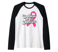 Le Mois de la Sensibilisation au Cancer du Sein Ruban Rose Survivor Fighter Manche Raglan