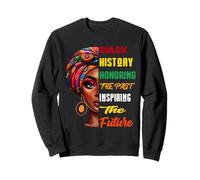 Le Mois de l'histoire des Noirs honorant le passé inspirant le futur femmes hommes Sweatshirt