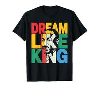Le Mois de l'histoire des Noirs rêve comme Un Roi, Le Leader Africain BHM T-Shirt