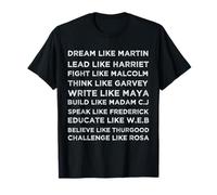 Le Mois de l'histoire des Noirs rêve d'être des leaders africains pour les femmes et les hommes T-Shirt