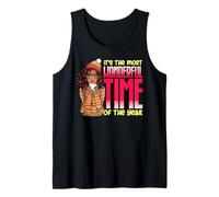 Le Moment Le Plus Merveilleux de Noël pour Les Femmes et Les Filles Noires Aiment la mélanine Débardeur