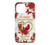 Le Moment où Mon cœur a changé pour Toujours, Memorial Cardinal Coque pour iPhone 13 Pro Max