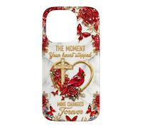 Le Moment où Mon cœur a changé pour Toujours, Memorial Cardinal Coque pour iPhone 14 Pro