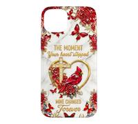 Le Moment où Mon cœur a changé pour Toujours, Memorial Cardinal Coque pour iPhone 15 Plus