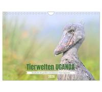 Le monde animal en UGANDA, Version française (Calendrier mural 2026 DIN A4 portrait), Calendrier CALVENDO mensuel