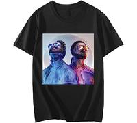Le Monde Chico T Shirt Album PNL T-Shirt French Rap Tee Shirt Oversize Comfortable Short Sleeve O-Neck Cotton T-Shrits Black M