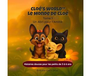 Le Monde de Cloé - Tome 1 : Un abri pour l’amitié: Une aventure illustrée de 80 pages avec des histoires tendres et quelques jeux et coloriages en bonus, pour les enfants de 3 à 6 ans.