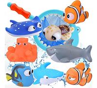Le Monde de Nemo Toys - 9 pièces Le Monde de Dory Nemo Jouets de bain pour bébé Jouet de bain flottant pour bébé et enfant