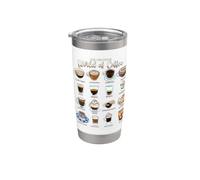 Le monde délicieux du café Gobelet isotherme en acier inoxydable double paroi