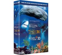 Le Monde Des Requins 3d + Le Monde Des Dauphins Et Des Baleines, Nomades Des Mers 3d + Les Merveilles De L'océan 3d - Coffret - Blu-Ray 3d Compatible 2d