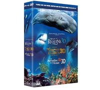 Le Monde Des Requins 3d + Le Monde Des Dauphins Et Des Baleines, Nomades Des Mers 3d + Les Merveilles De L'océan 3d - Coffret - Blu-Ray 3d Compatible 2d