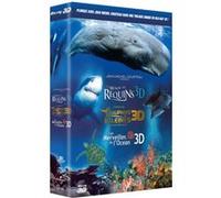 Le Monde Des Requins 3d + Le Monde Des Dauphins Et Des Baleines, Nomades Des Mers 3d + Les Merveilles De L'océan 3d - Coffret - Blu-Ray 3d Compatible 2d