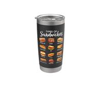 Le monde des sandwichs Gobelet isotherme en acier inoxydable double paroi