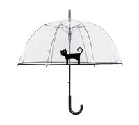 Le Monde du Parapluie Transparent Cloche Coupe-Vent Auto | Parapluie transparent, parapluie cloche, 8 baleines, fibre de verre, ouverture automatique, résistant au vent