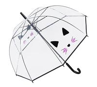 Le Monde du Parapluie Transparent Cloche Coupe-Vent Auto | Parapluie transparent, parapluie cloche, 8 baleines, fibre de verre, ouverture automatique, résistant au vent