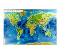 Le monde en relief 62 x 42 cm - - Collectif - Georelief - Jeux livres objets