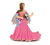 Figurine elfe rose au lys
