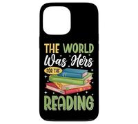 Le monde était à elle pour la lecture Coque pour iPhone 13 Pro Max