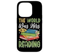 Le monde était à elle pour la lecture Coque pour iPhone 14 Pro