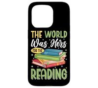 Le monde était à elle pour la lecture Coque pour iPhone 15 Pro