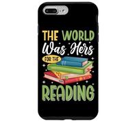 Le monde était à elle pour la lecture Coque pour iPhone 7 Plus/8 Plus
