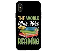 Le monde était à elle pour la lecture Coque pour iPhone X/XS