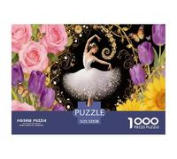 Le Monde Secret du Ballet des Fleurs Puzzle 1000 Pièces Adultes Enfants intéressant Puzzles 1000 Pièce Peinture Art Cadeau 52x38cm/1000pcs