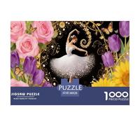 Le Monde Secret du Ballet des Fleurs Puzzle 1000 Pièces Adultes intéressant Puzzles 1000 Pièces Jeu De Team Building Cadeau 38x26cm/1000pcs