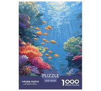 Le Monde sous-Marin Puzzle 1000 Pièces Educa Jouet Divertissement Créatif De l'art De La Décoration intéressant Jeu Éduchatif Challenge Toy pour Adultes Et Enfants À Partir De 12 Ans 70x50cm/1
