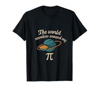 Le Monde Tourne Autour de la Conception Graphique mathématique My Pi STEM T-Shirt