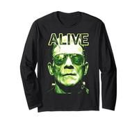 Le Monstre de Frankenstein : Frankenstein Alive, Pop Art, Halloween Manche Longue