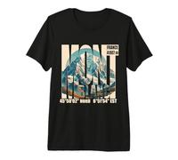 Le Mont Blanc T-Shirt Haut de Gamme
