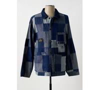 le mont st michel vestes homme de couleur bleu