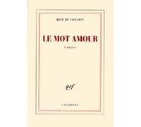 Le mot amour René de Ceccatty (Auteur)