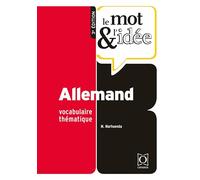Le Mot et l'idée - Allemand: Vocabulaire thématique