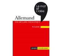 Le Mot et l'idée - révision vivante du vocabulaire allemand