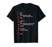Le mot Évangile trouvé dans Jean 3 16 T-Shirt