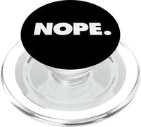 Le Mot Nope | Un Design Qui Dit Nope PopSockets PopGrip pour MagSafe