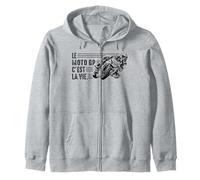 Le Moto GP C'est la Vie Moto GP Courses Motos Motard Humour Sweat à Capuche