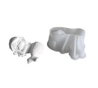 Le Moule En Silicone Flexible De Belles Sirènes Élégantes Conçoit Un Accessoire Portable Pour La Fabrication Gypse Et Résine Moule Décoration Cuisson D'accent Maison