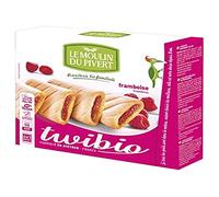 LE MOULIN DU PIVERT - Biscuit Twibio fourré à la framboise - 6 sachets fraîcheur - 150g