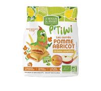 Le Moulin du Pivert Biscuits entiers, farce aux pommes et aux abricots, 120 g (1)