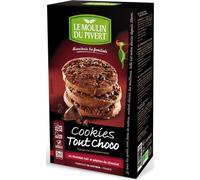 LE MOULIN DU PIVERT-Cookies bio tout chocolat 175 g