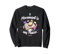 Le Mouvement est ma louange, Danse, culte chrétien, Danseuse Sweatshirt