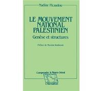 Le mouvement national palestinien Nadine Picaudou (Auteur)