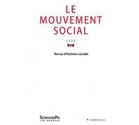 Le Mouvement social 279 - Collectif - Presses De Sciences Po - broché - Revue