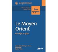 Le moyen-Orient: de 1876 à 1980